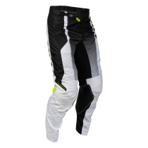 Pantalon cross Fly 2027 Kinetic Fade - Blanc Noir Jaune fluo 2