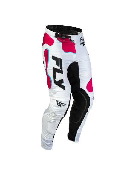 Pantalon cross Fly 2027 Lite Vibe - Blanc Rose Bleu