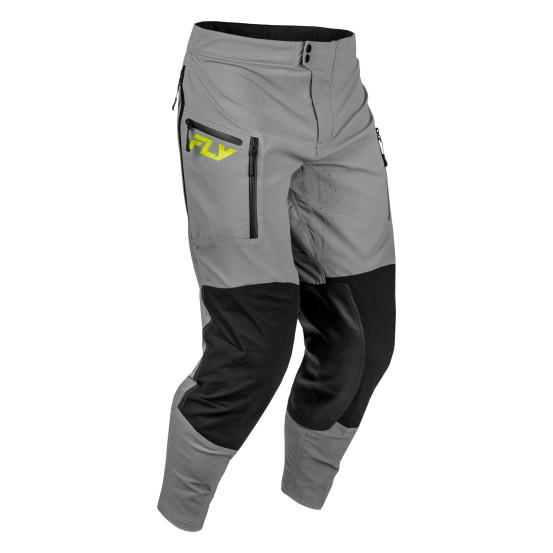 Pantalon enduro Fly 2027 Patrol Elite - Gris Noir Jaune fluo