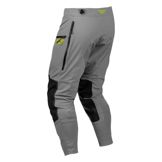 Pantalon enduro Fly 2027 Patrol Elite - Gris Noir Jaune fluo