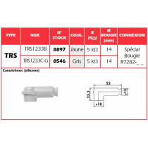 Capuchon antiparasite NGK TRS1233B 2