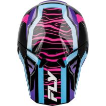 Casque cross enfant Fly 2027 Formula CP Charge - Noir Violet Rose Bleu 2