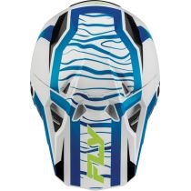 Casque cross enfant Fly 2027 Formula CP Charge - Blanc Bleu Noir 2