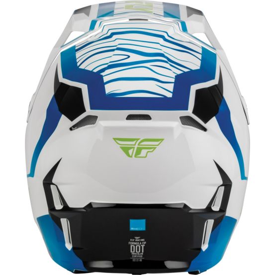 Casque cross enfant Fly 2027 Formula CP Charge - Blanc Bleu Noir