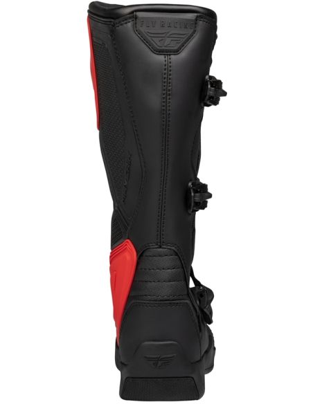 Bottes cross Fly Maverik LT - Rouge Noir