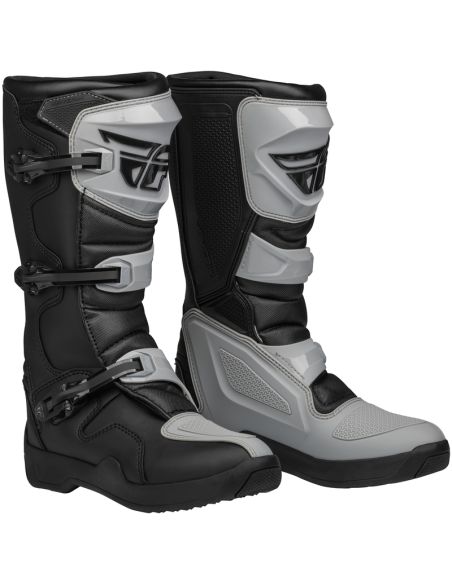 Bottes cross Fly Maverik LT - Gris Noir