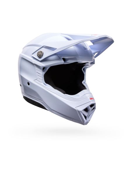 Casque cross Bell Moto-10 MIPS Solid- Blanc
