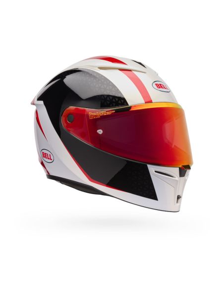 Casque intégral Bell Lithium MIPS Plus Blip- Blanc Noir
