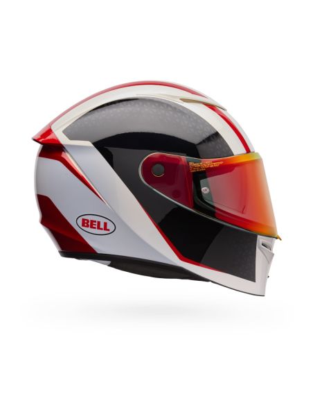 Casque intégral Bell Lithium MIPS Plus Blip- Blanc Noir