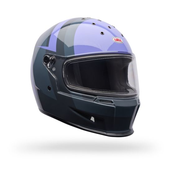 Casque intégral Bell Eliminator Sidetrack Gloss- Gris