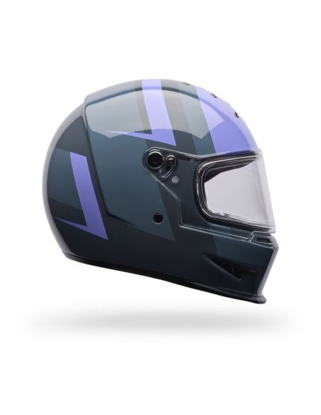 Casque intégral Bell Eliminator Sidetrack Gloss- Gris