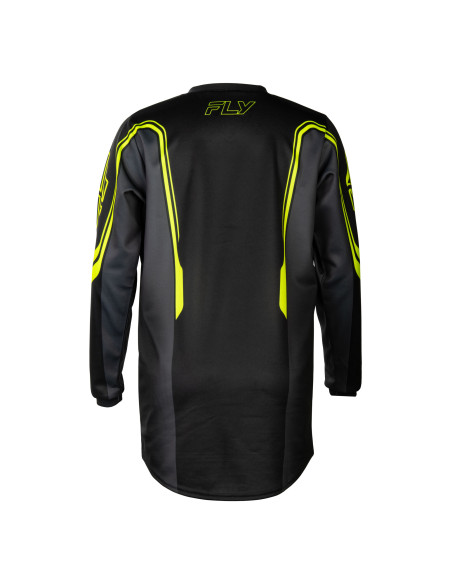 Maillot cross enfant Fly 2027 F-16 Raze - Noir Gris
