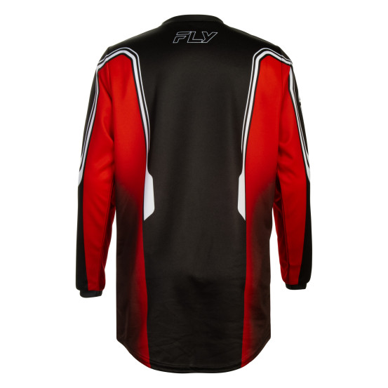 Maillot cross enfant Fly 2027 F-16 Raze - Noir Rouge Blanc