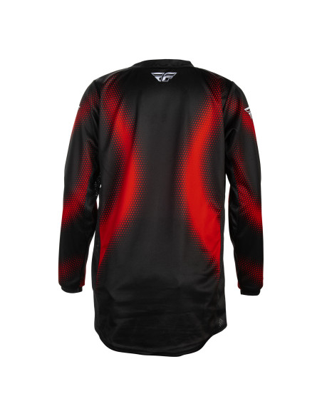 Maillot cross enfant Fly 2027 Kinetic Torch - Noir Rouge Blanc