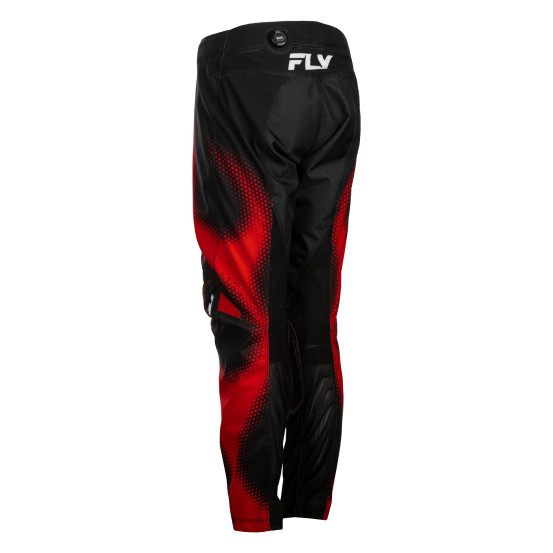 Pantalon cross enfant Fly 2027 Kinetic Torch - Noir Rouge Blanc