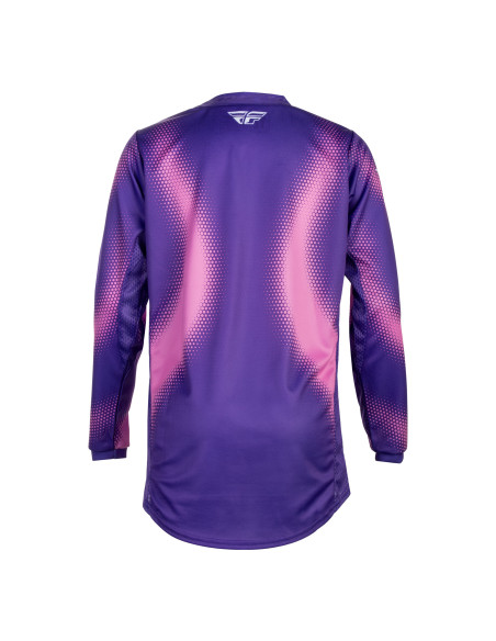 Maillot cross enfant Fly 2027 Kinetic Torch - Violet Rose