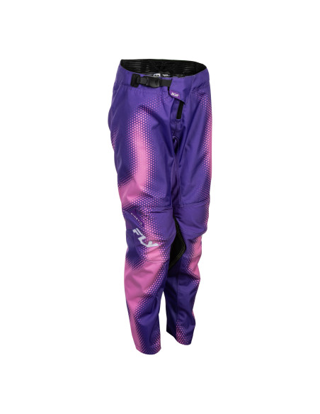 Pantalon cross enfant Fly 2027 Kinetic Torch - Violet Rose