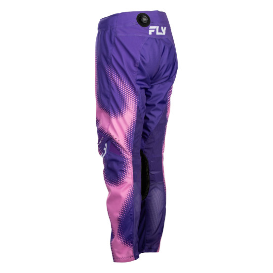 Pantalon cross enfant Fly 2027 Kinetic Torch - Violet Rose