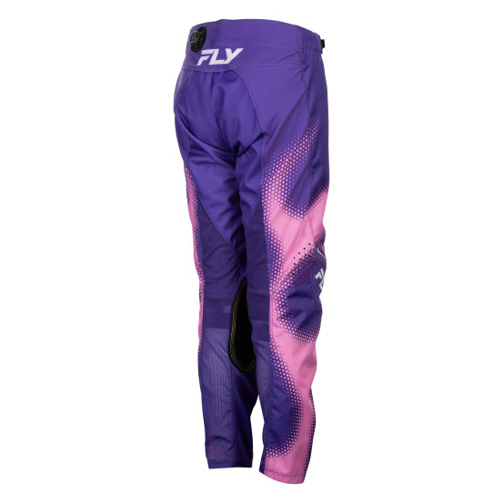 Pantalon cross enfant Fly 2027 Kinetic Torch - Violet Rose