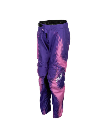 Pantalon cross enfant Fly 2027 Kinetic Torch - Violet Rose