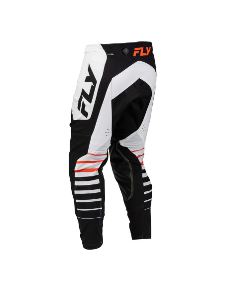 Pantalon cross Fly 2027 Evolution DST Bolt - Blanc Noir Orange