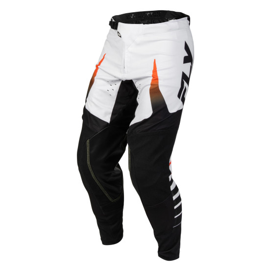 Pantalon cross Fly 2027 Evolution DST Bolt - Blanc Noir Orange