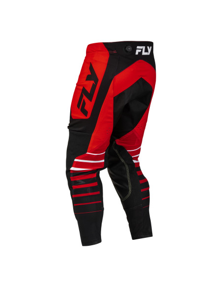 Pantalon cross Fly 2027 Evolution DST Bolt - Rouge Noir Blanc