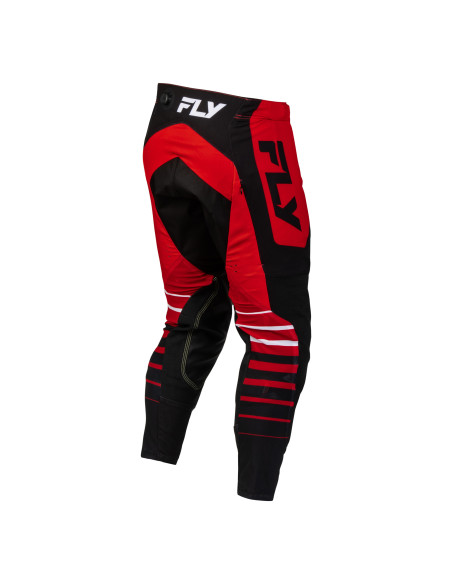 Pantalon cross Fly 2027 Evolution DST Bolt - Rouge Noir Blanc