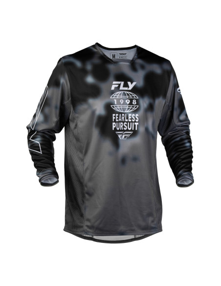 Maillot cross Fly 2027 Kinetic Blur - Noir Gris