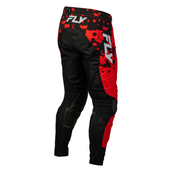 Pantalon cross Fly 2027 Lite Flake - Rouge Gris Noir