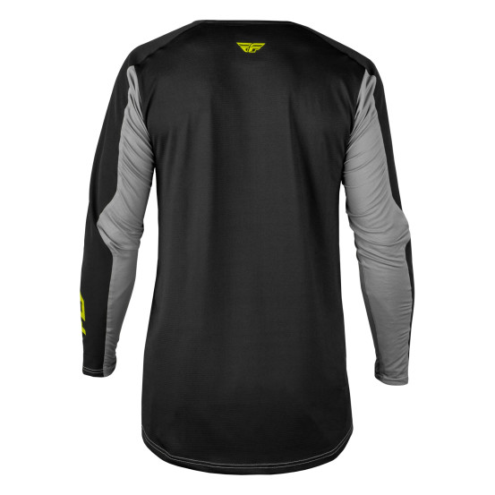 Maillot enduro Fly 2027 Patrol Elite - Gris Noir Jaune fluo