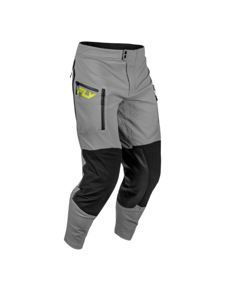 Pantalon enduro Fly 2027 Patrol Elite - Gris Noir Jaune fluo