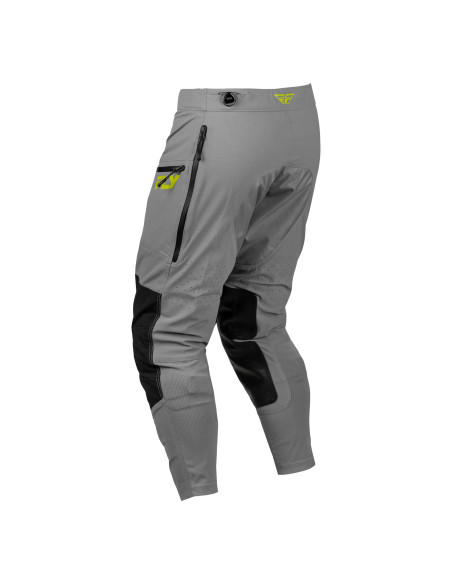 Pantalon enduro Fly 2027 Patrol Elite - Gris Noir Jaune fluo