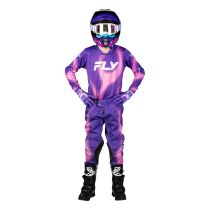 Tenue cross enfant Fly 2027 Kinetic Torch - Violet Rose