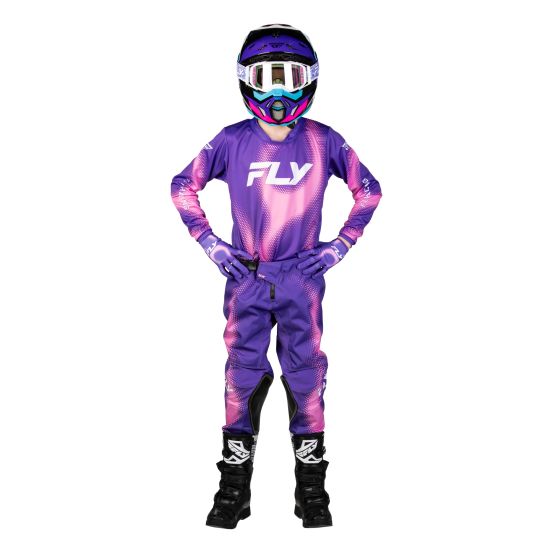 Tenue cross enfant Fly 2027 Kinetic Torch - Violet Rose