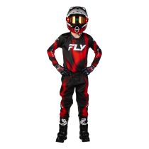 Tenue cross enfant Fly 2027 Kinetic Torch - Noir Rouge Blanc