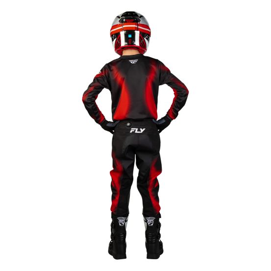 Tenue cross enfant Fly 2027 Kinetic Torch - Noir Rouge Blanc