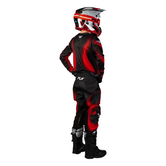 Tenue cross enfant Fly 2027 Kinetic Torch - Noir Rouge Blanc