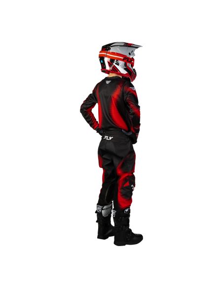 Tenue cross enfant Fly 2027 Kinetic Torch - Noir Rouge Blanc