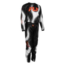 Tenue cross enfant Fly 2027 Kinetic Torch - Noir Blanc Orange