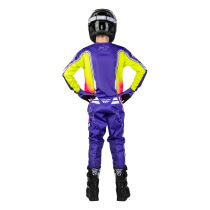 Tenue cross enfant Fly 2027 F-16 Raze - Violet Rouge Jaune 2