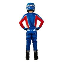 Tenue cross enfant Fly 2027 F-16 Raze - Rouge Blanc Bleu 2
