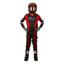 Tenue cross enfant Fly 2027 F-16 Raze - Noir Rouge Blanc
