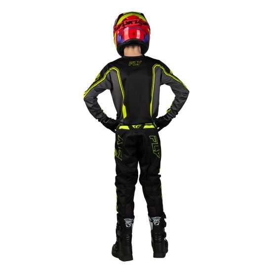 Tenue cross enfant Fly 2027 F-16 Raze - Noir Gris