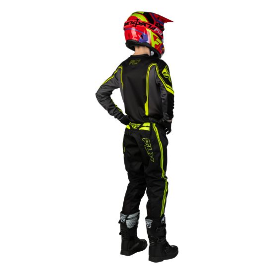 Tenue cross enfant Fly 2027 F-16 Raze - Noir Gris