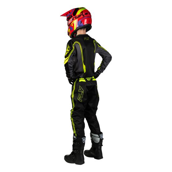 Tenue cross enfant Fly 2027 F-16 Raze - Noir Gris