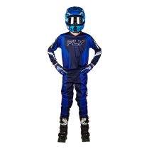 Tenue cross enfant Fly 2027 F-16 Raze - Bleu Blanc