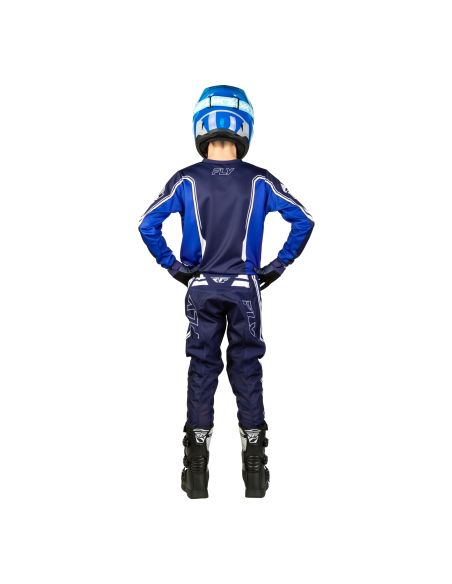 Tenue cross enfant Fly 2027 F-16 Raze - Bleu Blanc