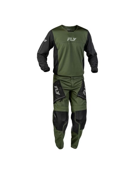 Tenue enduro Fly 2027 Patrol - Vert forêt Noir