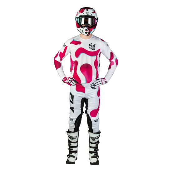 Tenue cross Fly 2027 Lite Vibe - Blanc Rose Bleu